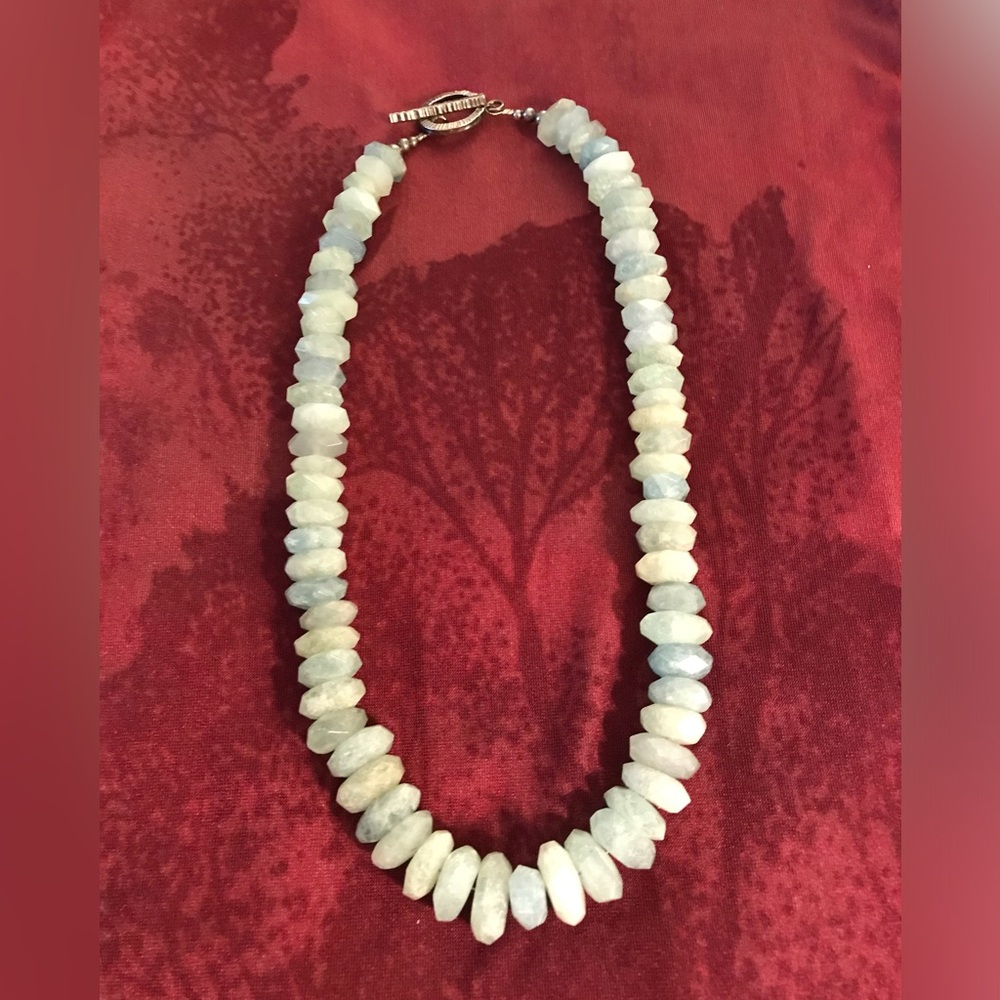 Aquamarine necklace